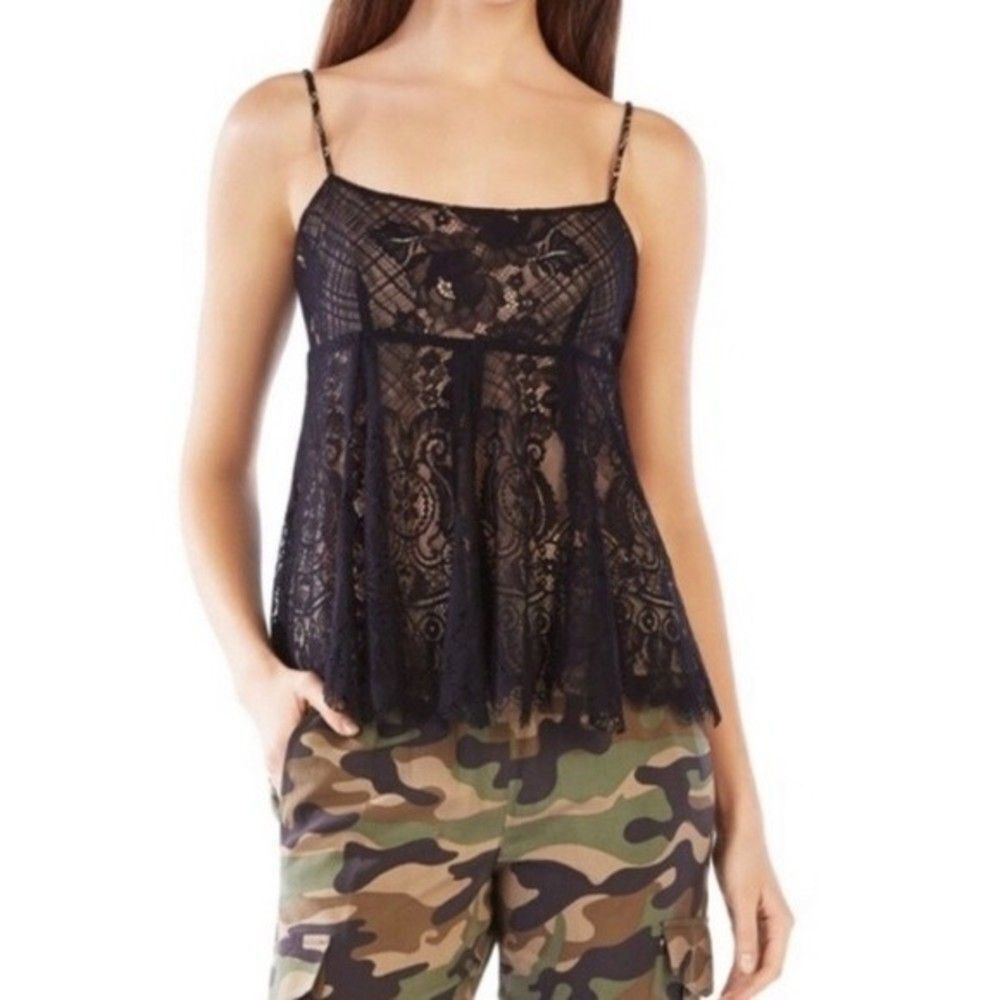 BCBGMAXAZRIA Nelly Lace Top